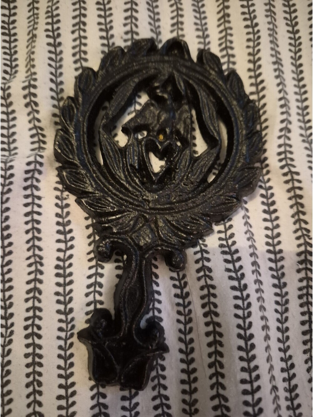 Vintage Wilton Cast Iron Trivet with Eagle
